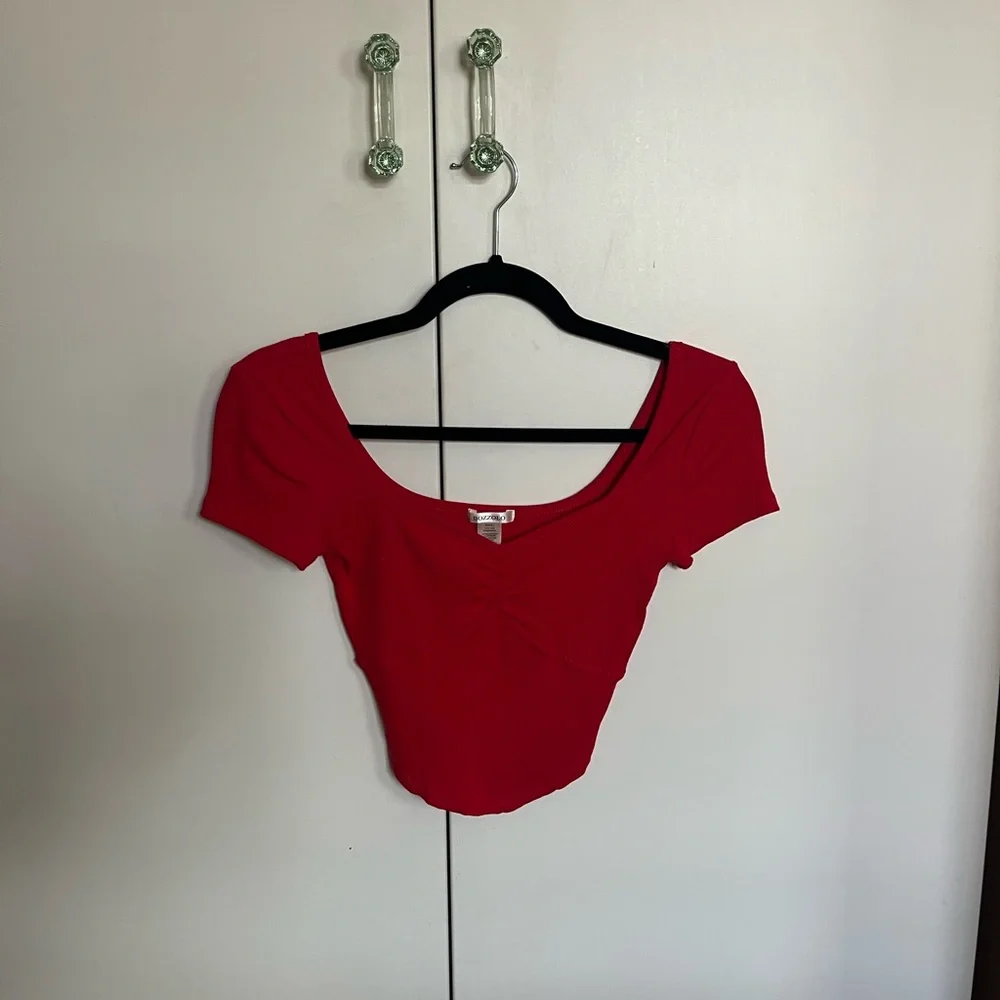 Red Crop Top - Picture 1 of 3